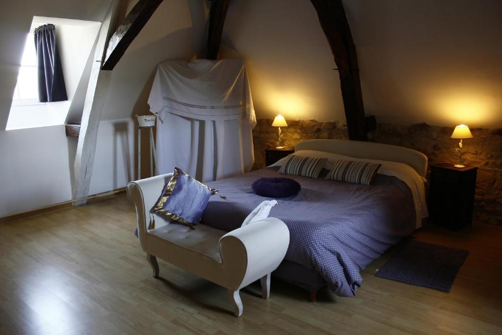 Vellèches マノワール デュ ラ ブルーヌリ Bed & Breakfast 部屋 写真